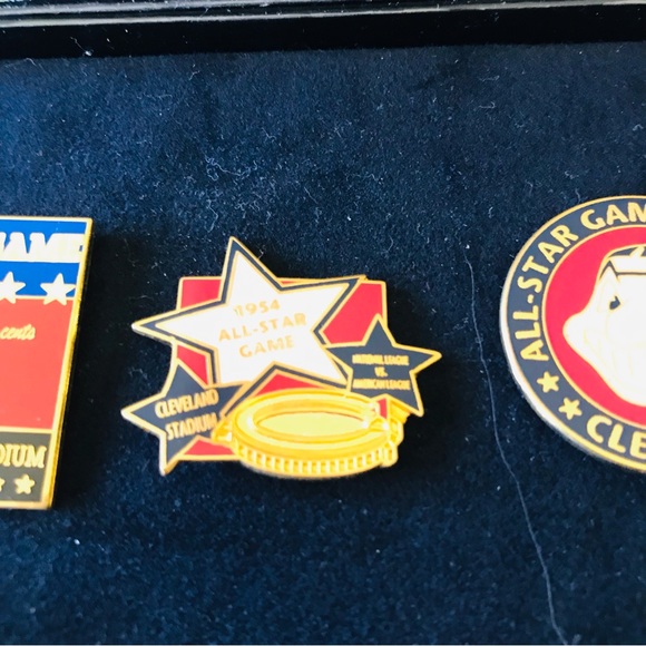 Very Rare Set Cleveland Indians 5 All Star Game Commemoration Pins - Picture 7 of 8